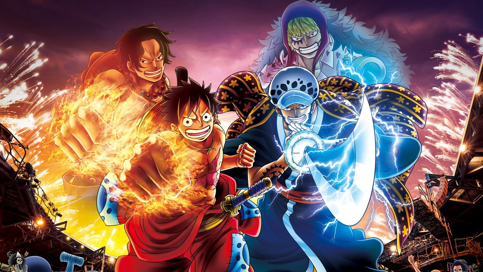 Hình nền máy tính 4K anime One Piece 1